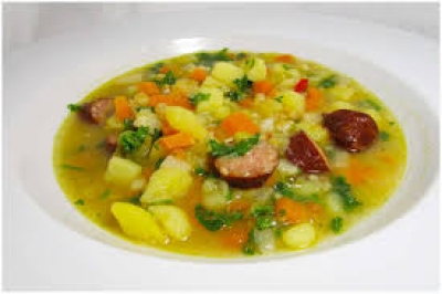 Картофена супа с бекон (Kartoffelsuppe mit Speck)